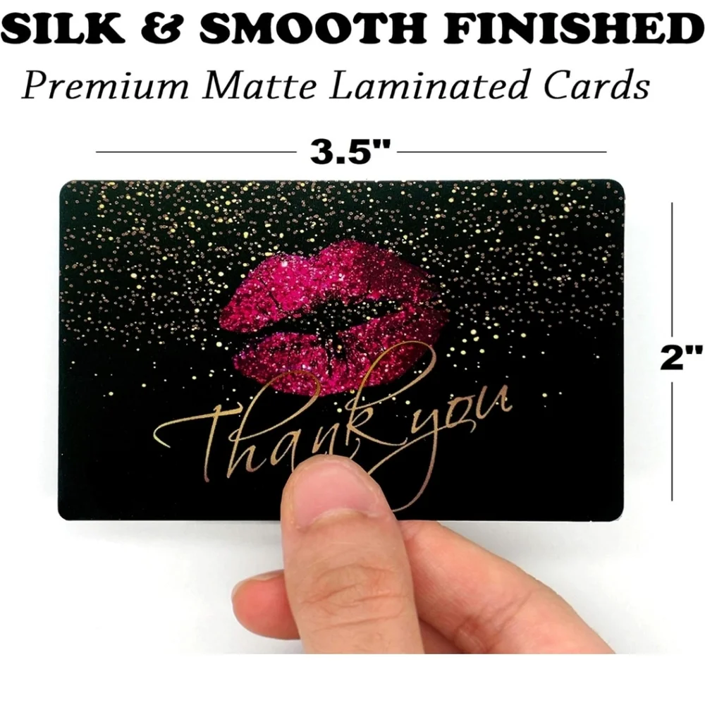 15 count thank you lip cards